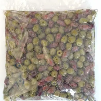 Ассорти оливки без косточек с маринадом