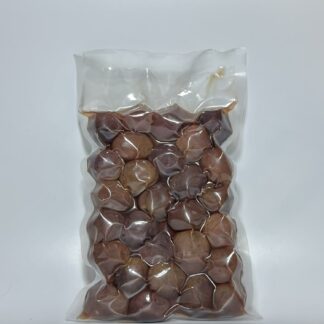 Селянські мармурові, смарагдові оливки 0.25кг з кісточками 101 -110 Mammoth в вакууме в пет-пакеті 73714